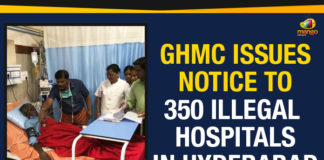GHMC Issues Notice To 350 Illegal Hospitals In Hyderabad GHMC Issues Notice To 350 Illegal Hospitals, GHMC Issues Notice To 350 Illegal Hospitals In Hyderabad, GHMC Issues Notice To 350 Illegal Hospitals In Telangana, Greater Hyderabad Municipal Corporation, Mango News, Notice To 350 Illegal Hospitals, Notice To 350 Illegal Hospitals In Hyderabad, Political Updates 2019, Telangana, Telangana Breaking News, Telangana Political Live Updates, Telangana Political Updates, Telangana Political Updates 2019