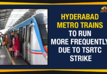 Hyderabad – Metro Trains To Run More Frequently Due To TSRTC Strike Hyderabad, Hyderabad Metro Rail Limited, Managing Director of the HMRL, mango news , Metro Trains To Run More Frequently, Metro Trains To Run More Frequently Due To TSRTC Strike, Political Updates 2019, rtc strike in telangana, Telangana, Telangana Breaking News, Telangana Political Live Updates, Telangana Political Updates, Telangana Political Updates 2019, TSRTC Strike