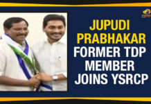 Jupudi Prabhakar Former TDP Member Joins YSRCP Akula Satyanarayana, Ap Political Live Updates 2019, AP Political News, AP Political Updates, AP Political Updates 2019, Former TDP Member Joins YSRCP, Jupudi Prabhakar Former TDP Member Joins YCP, Jupudi Prabhakar Former TDP Member Joins YSRCP, Jupudi Prabhakar Joins YSRCP, Mango News, Rajahmundry Urban MLA, Yuvajana Sramika Rythu Congress Party