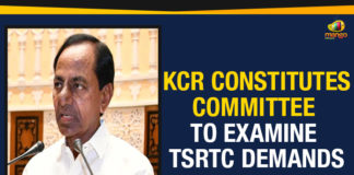 KCR Constitutes Committee To Examine TSRTC Employees’ Demands CM KCR Constitutes Committee To Examine TSRTC Employees Demands, CM KCR Decides To Look Into Demands Of TSRTC, Demands Of TSRTC Employees, KCR Constitutes Committee To Examine TSRTC Employees Demands, Mango News, Political Updates 2019, Telangana Breaking News, Telangana Political Live Updates, Telangana Political Updates, Telangana Political Updates 2019, Telangana State Road Transport Corporation, TSRTC Employees Demands, TSRTC Strike Updates