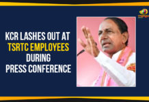 KCR Lashes Out At TSRTC Employees During Press Conference CM KCR Lashes Out At TSRTC Employees, KCR Lashes Out At TSRTC Employees, KCR Lashes Out At TSRTC Employees During Press Conference, Mango News, Political Updates 2019, Telangana, Telangana Breaking News, Telangana Political Live Updates, Telangana Political Updates, Telangana Political Updates 2019, Telangana State Road Transport Corporation, TSRTC Strike Latest Updates