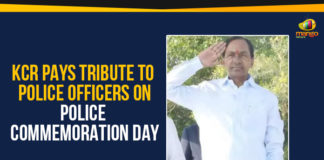 KCR Pays Tribute To Police Officers On Police Commemoration Day CM KCR Pays Tribute To Police Officers On Police Commemoration Day, KCR Pays Tribute To Police Officers, KCR Pays Tribute To Police Officers On Police Commemoration Day, Mango News, mango news telugu, Police Commemoration Day, Police Commemoration Day 2019, Political Updates 2019, Telangana, Telangana Breaking News, Telangana Political Live Updates, Telangana Political Updates, Telangana Political Updates 2019