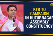 KTR To Campaign In Huzurnagar Assembly Constituency Huzurnagar Assembly By Election, Huzurnagar Assembly Bypoll, Huzurnagar Assembly Constituency, Huzurnagar Assembly constituency bypoll, Huzurnagar bypoll, Huzurnagar Bypoll latest updates, KTR To Campaign In Huzurnagar, KTR To Campaign In Huzurnagar Assembly Constituency, Mango News, Political Updates 2019, Telangana, Telangana Breaking News, Telangana Political Live Updates, Telangana Political Updates, Telangana Political Updates 2019