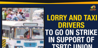 Lorry And Taxi Drivers To Go On Strike In Support Of TSRTC Union Lorry And Taxi Drivers To Go On Strike, Lorry And Taxi Drivers To Go On Strike In Support Of RTC, Lorry And Taxi Drivers To Go On Strike In Support Of TSRTC, Lorry And Taxi Drivers To Go On Strike In Support Of TSRTC Union, Mango News, Political Updates 2019, Telangana, Telangana Breaking News, Telangana Political Live Updates, Telangana Political Updates, Telangana Political Updates 2019, Telangana State Road Transport Corporation, TSRTC Strike Latest Updates