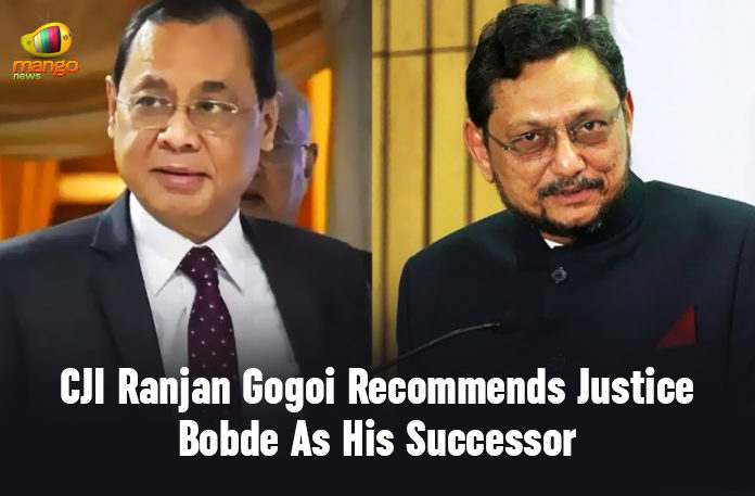 Chief Justice of the Madhya Pradesh High Court, CJI Ranjan Gogoi Recommends Justice Bobde, CJI Ranjan Gogoi Recommends Justice Bobde As His Successor, Justice S.A. Bobde, Latest Political Breaking News, Mango News, National News Headlines Today, national news updates 2019, National Political News 2019, Ranjan Gogoi Recommends Justice Bobde As His Successor