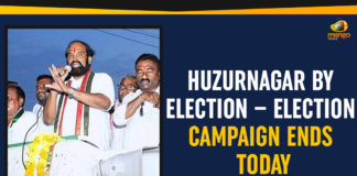 Election Campaign Ends Today, Election Campaign In Huzurnagar Assembly Constituency, Election Commission of India, Huzurnagar Assembly Constituency, Huzurnagar Assembly constituency by election, Huzurnagar Assembly constituency bypoll, Huzurnagar By Election, Mango News, mango news telugu, Political Updates 2019, Telangana, Telangana Breaking News, Telangana Political Live Updates, Telangana Political Updates, Telangana Political Updates 2019