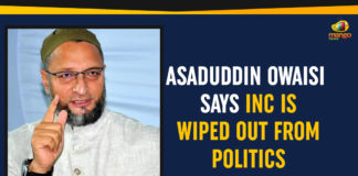 All India Majlis-e-Ittehadul Muslimeen, Asaduddin Owaisi public rally in Aurangabad, Asaduddin Owaisi Says INC Is Wiped Out From Politics, Aurangabad constituency, Latest Political Breaking News, Maharashtra Assembly Elections, Mango News, National News Headlines Today, national news updates 2019, National Political News 2019, Owaisi Says INC Is Wiped Out From Politics