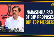 Narasimha Rao Of BJP Proposes BJP-TDP Merger? 10 TDP leaders joined the BJP, Ap Political Live Updates 2019, AP Political News, AP Political Updates, AP Political Updates 2019, Bharatiya Janata Party, BJP Proposes BJP-TDP Merger, Mango News, Nara Chandrababu Naidu, Narasimha Rao Of BJP Proposes BJP-TDP Merger, TDP is losing its individuality in AP, Telugu Desam Party, Yuvajana Sramika Rythu Congress Party