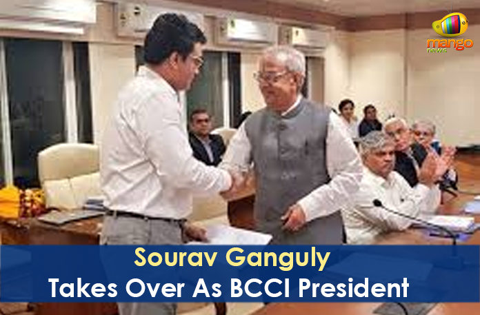 2019 Latest Sport News, 2019 Latest Sport News And Headlines, Board of Control for Cricket in India, Latest Sports News, latest sports news 2019, Mango News, Sourav Ganguly As BCCI President, Sourav Ganguly Takes As BCCI President, Sourav Ganguly Takes Over As BCCI President, Sourav Ganguly To Take Over As BCCI President, sports news