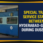 Ap Political Live Updates 2019, AP Political News, AP Political Updates, AP Political Updates 2019, Hyderabad To Guntur Special Train, Mango News, Special Train Service Starts Between Hyderabad To Guntur, Special Train Service Starts Between Hyderabad To Guntur During Dussehra, Special Train Service Starts Between Hyderabad-Guntur During Dussehra, Special Train Starts Between Hyderabad To Guntur, Special Train Starts From Hyderabad To Guntur