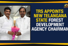 Chairman Of TSFDCL, Mango News, Political Updates 2019, Pratap Reddy Appointed As Chairman Of TSFDCL, Telangana Breaking News, Telangana Political Live Updates, Telangana Political Updates, Telangana Political Updates 2019, Telangana State Forest Development Agency Chairman, TRS Appoints New Telangana State Forest Development Agency Chairman, Vanteru Pratap Reddy Appointed As Chairman Of TSFDCL, Vanteru Pratap Reddy As Chairman Of TSFDC