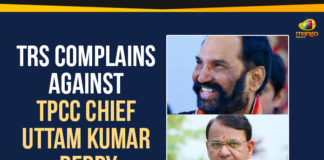 Huzurnagar bypoll, Huzurnagar Bypoll latest updates, Mango News, Political Updates 2019, Telangana, Telangana Breaking News, Telangana Political Live Updates, Telangana Political Updates, Telangana Political Updates 2019, Telangana Pradesh Congress Committee, TPCC Chief Uttam Kumar Reddy, TRS Complains Against TPCC Chief, TRS Complains Against TPCC Chief Uttam Kumar, TRS Complains Against TPCC Chief Uttam Kumar Reddy