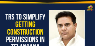 Mango News, Municipal Administration and Urban Development Minister, Political Updates 2019, Telangana, Telangana Breaking News, Telangana Political Live Updates, Telangana Political Updates, Telangana Political Updates 2019, Telangana Rashtra Samithi Government, TRS To Simplify Getting Construction Permissions, TRS To Simplify Getting Construction Permissions In Telangana