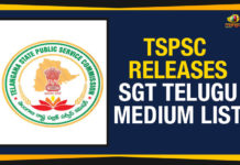 TSPSC Releases SGT Telugu Medium List mango news telugu, Political Updates 2019, Teacher Recruitment Test, Telangana, Telangana Breaking News, Telangana Political Live Updates, Telangana Political Updates, Telangana Political Updates 2019, Telangana State Public Service Commission, TSPSC Releases SGT Telugu Medium List