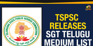 TSPSC Releases SGT Telugu Medium List mango news telugu, Political Updates 2019, Teacher Recruitment Test, Telangana, Telangana Breaking News, Telangana Political Live Updates, Telangana Political Updates, Telangana Political Updates 2019, Telangana State Public Service Commission, TSPSC Releases SGT Telugu Medium List