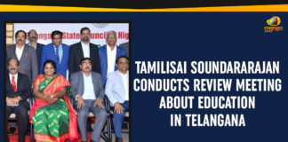 Tamilisai Soundararajan Conducts Review Meeting About Education In Telangana Education In Telangana, Governor Review Meeting About Education In Telangana, Governor Tamilisai Soundararajan, Mango News, Political Updates 2019, Tamilisai Soundararajan Conducts Review Meeting, Tamilisai Soundararajan Conducts Review Meeting About Education In Telangana, Tamilisai Soundararajan Review Meeting About Education In Telangana, Telangana, Telangana Breaking News, Telangana Political Live Updates, Telangana Political Updates, Telangana Political Updates 2019