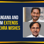 elangana And AP CMs Extend Dussehra Wishes,Mango News,Ap Cm Ys Jagan Dussehra Wishes,Telangana CM KCR Dussehra Wishes,Telangana CM extends Dussehra greetings,AP CM extends Dussehra greetings