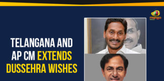 elangana And AP CMs Extend Dussehra Wishes,Mango News,Ap Cm Ys Jagan Dussehra Wishes,Telangana CM KCR Dussehra Wishes,Telangana CM extends Dussehra greetings,AP CM extends Dussehra greetings