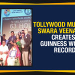 150th birth anniversary of Mahatma Gandhi, Guinness World Record, Latest Tollywood Updates, Latest Tollywood Updates 2019, longest marathon church organ playing, Mango News, Musician Swara Veenapani Creates Guinness World Record, Swara Veenapani, Swara Veenapani Creates Guinness World Record, Tollywood Musician Creates Guinness World Record, Tollywood Musician Swara Veenapani Creates Guinness World Record, Vogeti Naga Venkata Ramana Murthy