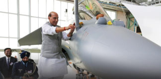 First Rafale Fighter Jet From France, Latest Political Breaking News, Mango News, National News Headlines Today, national news updates 2019, National Political News 2019, Rajnath Singh, Rajnath Singh Inducts 1st Rafale Jet, Rajnath Singh Inducts 1st Rafale Jet In IAF, Rajnath Singh Inducts 1st Rafale Jet In IAF Ceremony In France, Rajnath Singh Receives First Rafale Fighter Jet