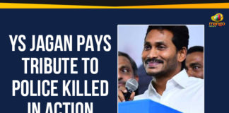 AP CM YS Jagan Pays Tribute To Police Officers, Ap Political Live Updates 2019, AP Political News, AP Political Updates, AP Political Updates 2019, Mango News, Police Commemoration Day, the Chief Minister of Andhra Pradesh, Y.S. Jagan Mohan Reddy, YS Jagan Mohan Reddy Pays Tribute To Police Officers Killed In Action, YS Jagan Pays Tribute To Police Officers Killed In Action