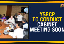 AP cabinet meeting, AP Cabinet Meeting Latest Updates, Ap Political Live Updates 2019, AP Political News, AP Political Updates, AP Political Updates 2019, Kanti Velugu welfare schemes, Mango News, YCP To Conduct Cabinet Meeting Soon, YSRCP To Conduct Cabinet Meeting, YSRCP To Conduct Cabinet Meeting Soon, Yuvajana Sramika Rythu Congress Party