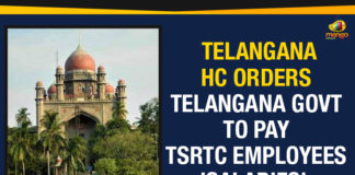 HC Orders Telangana Govt To Pay TSRTC Employees Salaries, Mango News, Political Updates 2019, Telangana, Telangana Breaking News, Telangana HC Orders Telangana Govt To Pay TSRTC Employees Salaries, Telangana Political Live Updates, Telangana Political Updates, Telangana Political Updates 2019, Telangana State Road Transport Corporation, TSRTC Employees Salaries, TSRTC Strike Updates