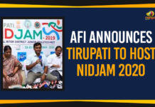 AFI Announces Tirupati To Host NIDJAM 2020 2020 National Inter District Junior Athletics, 2020 National Inter District Junior Athletics Meet, AFI Announces Tirupati To Host NIDJAM 2020, Ap Political Live Updates 2019, AP Political News, AP Political Updates, AP Political Updates 2019, Mango News, National Inter District Junior Athletics Meet, Tirumala Tirupathi Devasthanam, Tirupati To Host NIDJAM 2020