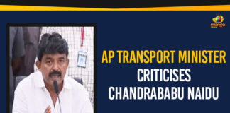 Ap Political Live Updates 2019, AP Political News, AP Political Updates, AP Political Updates 2019, AP Transport Minister Criticises Chandrababu Naidu, chandrababu naidu, Mango News, Perni Venkataramaiah, President of the Telugu Desam Party, Transport Minister of Andhra Pradesh