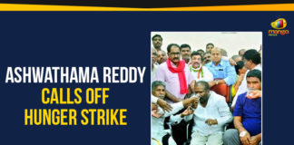 Ashwathama Reddy Calls Off Hunger Strike Ashwathama Reddy Calls Off Hunger Strike, Mango News, Political Updates 2019, Telangana, Telangana Breaking News, Telangana Political Live Updates, Telangana Political Updates, Telangana Political Updates 2019, TSRTC JAC Leaders, TSRTC JAC Leaders Will Take Final Decision On Strike, TSRTC Strike Latest News, TSRTC Strike Latest Updates