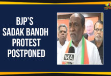 BJP’s Sadak Bandh Protest Postponed BJP Sadak Bandh Protest Postponed, BJP’s Sadak Bandh Protest Postponed, Latest Political Breaking News, Mango News, National News Headlines Today, national news updates 2019, National Political News 2019, Sadak Bandh Protest Postponed, Telangana Rashtra Samithi, Telangana State Road Transport Corporation, TSRTC Strike Latest News, TSRTC Strike Updates