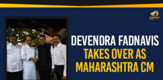 Devendra Fadnavis of the Bharatiya Janata Party, Devendra Fadnavis Takes Over As Maharashtra CM, Government formation in Maharashtra, Latest Political Breaking News, Maharashtra Govenment, Maharashtra Political News, Mango News, National News Headlines Today, national news updates 2019, National Political News 2019
