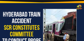 Hyderabad – Two Trains Crash 12 People Injured, Hyderabad Train Accident, Hyderabad Train Accident – SCR Constitutes Committee To Conduct Probe, Kacheguda Train Accident, Latest Political Breaking News, Mango News, SCR Constitutes Committee To Conduct Probe, Train Accident Kacheguda Railway Station in Hyderabad, Two Trains Collide In Kacheguda Station, Two Trains Crash 12 People Injured In Hyderabad