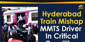 Hyderabad Train Mishap, Hyderabad Train Mishap – MMTS Driver In Critical Condition, Kacheguda Train Accident, Kacheguda Train Accident Updates, Mango News, MMTS Driver In Critical Condition, Multi Modal Transport System, Political Updates 2019, Telangana, Telangana Breaking News, Telangana Political Live Updates, Telangana Political Updates, Telangana Political Updates 2019