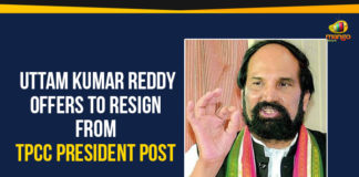 Mango News, Municipal elections in Telangana, Political Updates 2019, Telangana, Telangana Breaking News, Telangana Political Live Updates, Telangana Political Updates, Telangana Political Updates 2019, Telangana Pradesh Congress Committee, Uttam Kumar Offers To Resign From TPCC President Post, Uttam Kumar Reddy Offers To Resign From TPCC, Uttam Kumar Reddy Offers To Resign From TPCC President, Uttam Kumar Reddy Offers To Resign