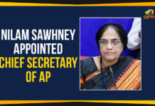 Ap Political Live Updates 2019, AP Political News, AP Political Updates, AP Political Updates 2019, Mango News, Ms. Sawhney replaced L.V. Subrahmanyam as the Chief Secretary, Nilam Sawhney Appointed As Chief Secretary Of AP, Nilam Sawhney Appointed Chief Secretary, Nilam Sawhney Appointed Chief Secretary Of AP, Secretary of the Central Vigilance Commission