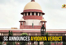SC Announces Ayodhya Verdict #AYODHYAVERDICT, Ayodhya Case Live Updates, Ayodhya Case Update, Babri Masjid-Ram Janmabhoomi land dispute case in Ayodhya, Entire Disputed Land Goes To Hindus, Final Verdict On Ayodhya Case, Latest Political Breaking News, Mango News, mango news telugu, National News Headlines Today, national news updates 2019, SC Announces Ayodhya Verdict, Supreme Court Final Verdict on Ayodhya Case, Verdict On Ayodhya Case