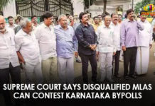 Supreme Court Says Disqualified MLAs Can Contest Karnataka Bypolls Disqualified MLAs Can Contest Karnataka Bypolls, Disqualify 17 MLAs In Karnataka, Karnataka Bypolls, Karnataka Political News, karnataka politics, Latest Political Breaking News, Mango News, National News Headlines Today, national news updates 2019, National Political News 2019, Supreme Court Says Disqualified MLAs Can Contest Karnataka Bypolls, Supreme Court Upholds Speakers Decision