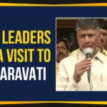 Ap Political Live Updates 2019, AP Political News, AP Political Updates, AP Political Updates 2019, Chandrababu Naidu On A Visit To Amaravati, Chandrababu On A Visit To Amaravati, Mango News, Nara Chandrababu Naidu, President of the Telugu Desam Party, TDP Leaders Team Visits Amaravati, TDP Leaders Team Visits Capital Amaravati, TDP Leaders Visits Capital Amaravati
