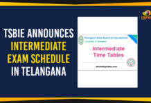 Intermediate Exams Dates, Intermediate Exams In Telangana, Mango News, Political Updates 2019, Telangana, Telangana Breaking News, Telangana Inter Exams Schedule, Telangana Political Updates 2019, Telangana State Board of Intermediate Education, TSBIE Announces Intermediate Exam Schedule In Telangana