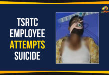 TSRTC Employee Attempts Suicide Mango News, Political Updates 2019, Telangana, Telangana Breaking News, Telangana Political Live Updates, Telangana Political Updates, Telangana Political Updates 2019, TSRTC employee attempted suicide in Dabeerpura, TSRTC Employee Attempts Suicide, TSRTC Employees Attempts Suicide, TSRTC Strike, TSRTC Strike Latest News, TSRTC Strike Latest Updates, TSRTC Strike News