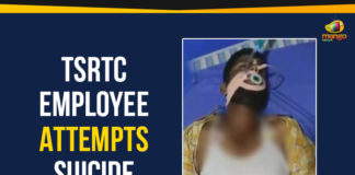 Mango News, Political Updates 2019, Telangana, Telangana Breaking News, Telangana Political Live Updates, Telangana Political Updates, Telangana Political Updates 2019, TSRTC employee attempted suicide in Dabeerpura, TSRTC Employee Attempts Suicide, TSRTC Employees Attempts Suicide, TSRTC Strike, TSRTC Strike Latest News, TSRTC Strike Latest Updates, TSRTC Strike News