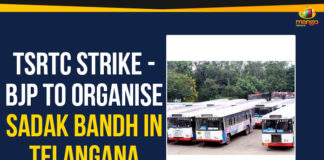TSRTC Strike – BJP To Organise Sadak Bandh In Telangana