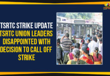 TSRTC Strike Update – TSRTC Union Leaders Disappointed With Decision To Call Off Strike Ashwathama Reddy, Mango News, Political Updates 2019, Telangana Breaking News, Telangana Political Live Updates, Telangana Political Updates, Telangana Political Updates 2019, Telangana State Road Transport Corporation, TSRTC Call Off Strike, TSRTC Strike Update, TSRTC Strike Updates, TSRTC Union Leaders Disappointed, TSRTC Union Leaders Disappointed With Decision To Call Off Strike