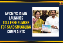 YS Jagan Mohan Reddy Launches Toll Free Number For Sand Smuggling Complaints YS Jagan Mohan Reddy Launches Toll Free Number For Sand Smuggling Complaints,Mango News,Andhra Pradesh Breaking News, Andhra Pradesh Live Updates, Andhra Pradesh Political Updates,Toll Free Number 14500,Sand Smuggling Complaints Number,Sand Issues Toll Free Number