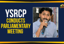 AP Parliamentary Meeting, Ap Political Live Updates 2019, AP Political News, AP Political Updates, AP Political Updates 2019, Chief Minister of Andhra Pradesh, Mango News, Y.S. Jagan Mohan Reddy, YCP Conducts Parliamentary Meeting, YSRCP Conducts Parliamentary Meeting, Yuvajana Sramika Rythu Congress Party