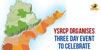 Andhra Pradesh News, AP latest news, Ap Political Live Updates 2019, AP Political News, AP Political Updates, AP Political Updates 2019, AP State Formation Celebrations, AP State Formation Celebrations 2019, AP State Formation Celebrations Will Be Conducted For Three Days, AP State Formation Day, AP State Formation Day Celebrations, Mango News, State Formation Celebrations Will Be Conducted For Three Days, YSRCP Organises Three Day Event To Celebrate AP Formation Day, YSRCP To Celebrate AP Formation Day