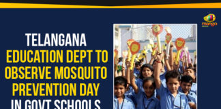 Telangana Education Dept To Observe Mosquito Prevention Day In Govt Schools Mango News, Mosquito Prevention Day, Mosquito Prevention Day In Govt Schools, Political Updates 2019, Telangana, Telangana Breaking News, Telangana Education Dept To Observe Mosquito Prevention Day, Telangana Education Dept To Observe Mosquito Prevention Day In Govt Schools, Telangana Political Live Updates, Telangana Political Updates, Telangana Political Updates 2019