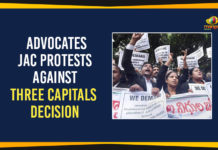 Advocates JAC Protests Against Three Capitals Decision Advocates JAC Protest In AP, Advocates JAC Protests Against Three Capitals, AP 3 Capitals, AP 3 Capitals Issue, Ap Political Live Updates 2019, AP Political News, AP Political Updates, AP Political Updates 2019, Mango News, Three Capitals For AP