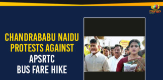 Andhra Pradesh State Road Transport Corporation, Ap Political Live Updates 2019, AP Political News, AP Political Updates, AP Political Updates 2019, APSRTC Bus Fare Hike, APSRTC Latest News, Chandrababu Naidu Protest, Mango News, Telugu Desam Party